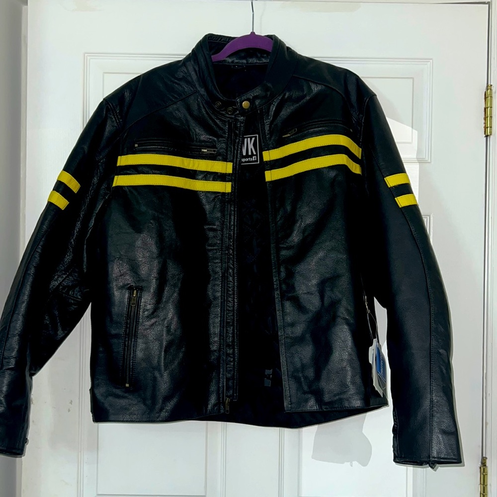 Biker leather jacket